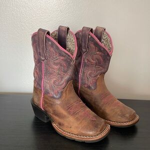 Dan Post Majesty Western Boots, Little Girls 8.5